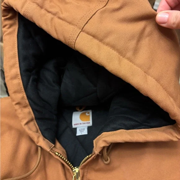 Carhartt Men's Brown Hooded Performance Jacket - Picture 3 of 6